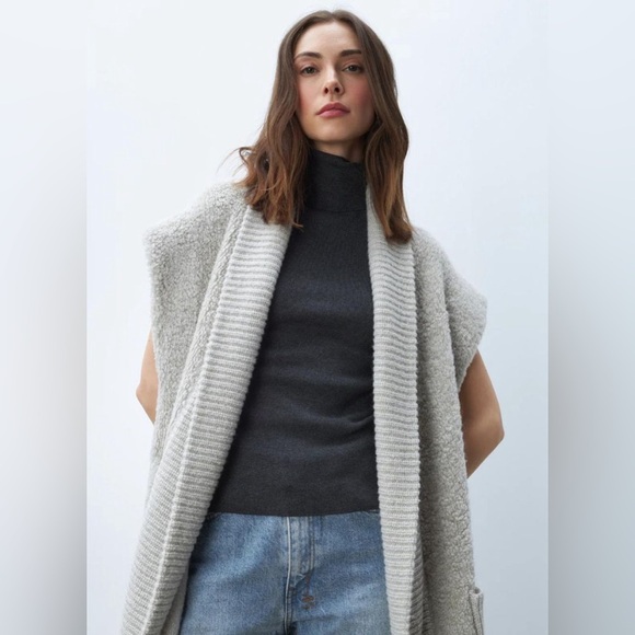 Line the Label Emilia Knit Vest Ash Grey - Picture 8 of 8